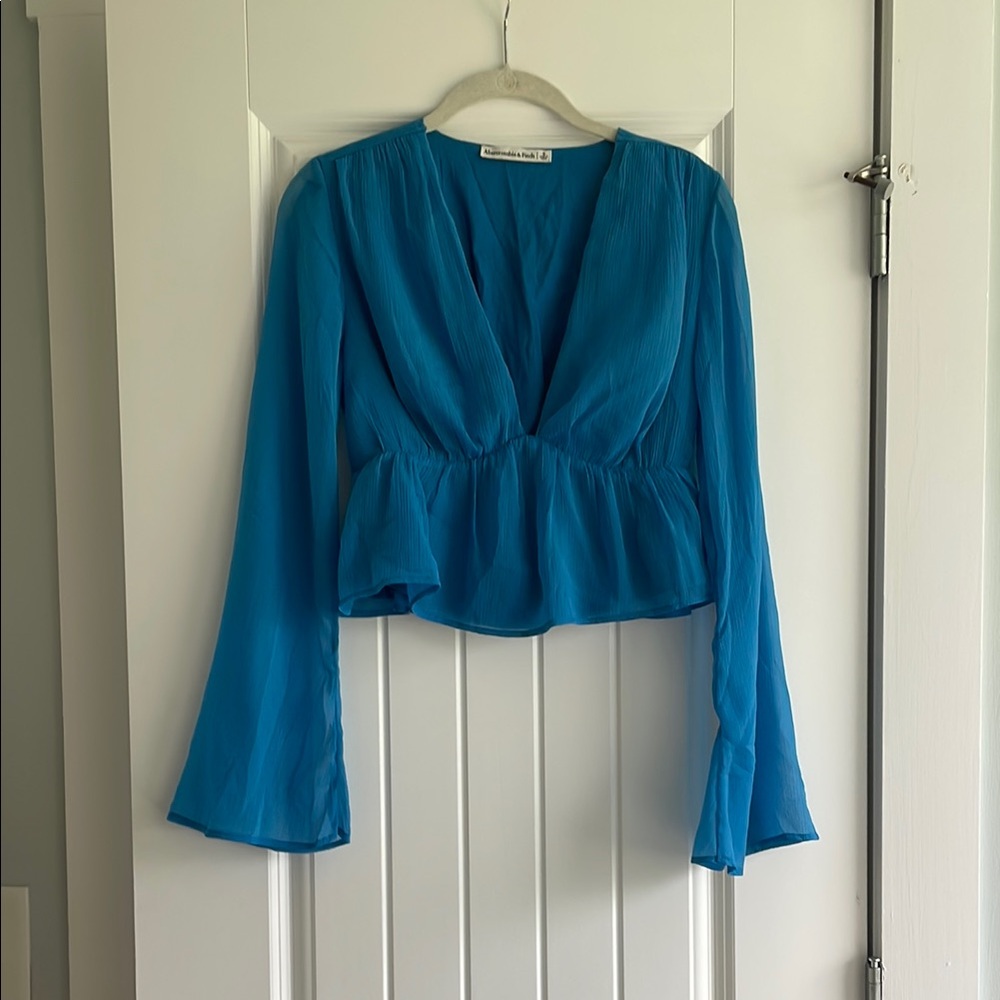 Abercrombie Elegant Blue Women's Top